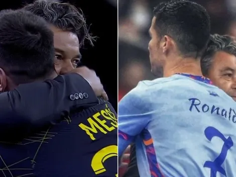 Para la eternidad: el encuentro del Muñeco con Messi, Neymar, Ronaldo y el Pity Martínez