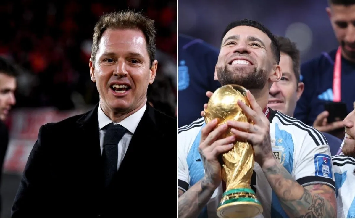 Brito y el deseo de poder contar con Nicolás Otamendi.