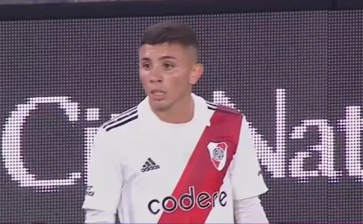 El volante juvenil se mostró feliz por su primer partido como titular en River.