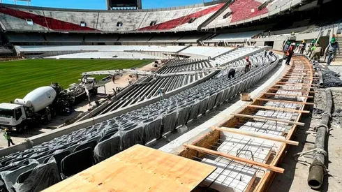 El nuevo escalón que habrá en la San Martín Baja y en el que irán dos filas de butacas.