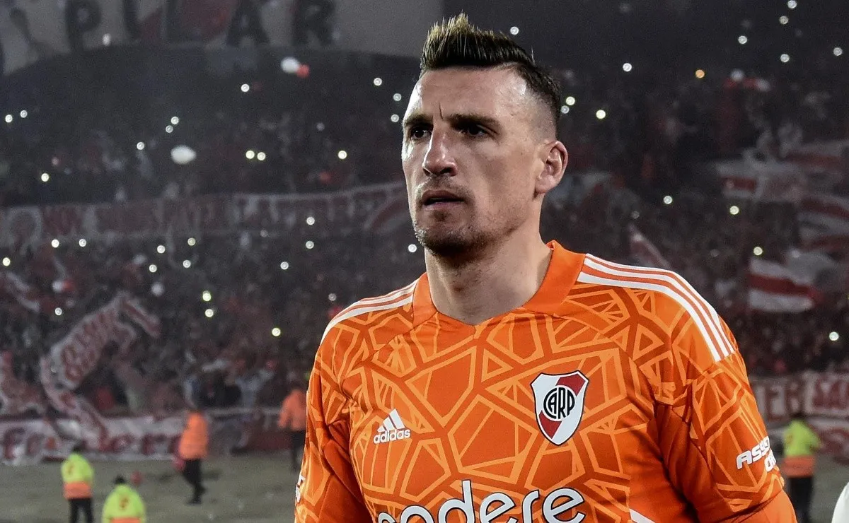 El Pulpo vuelve a defender los tres palos de River luego de la obtención de la Copa del Mundo