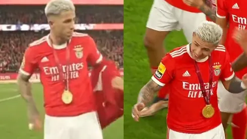 Maravilloso momento se vivió en el Estadio Da Luz.