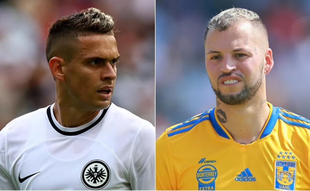 Rafael Santos Borré y Nicolás López, dos nombres que interesan en River.