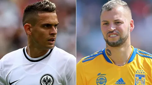 Rafael Santos Borré y Nicolás López, dos nombres que interesan en River.