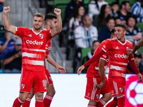 River venció a Rayados en el primer amistoso del 2023