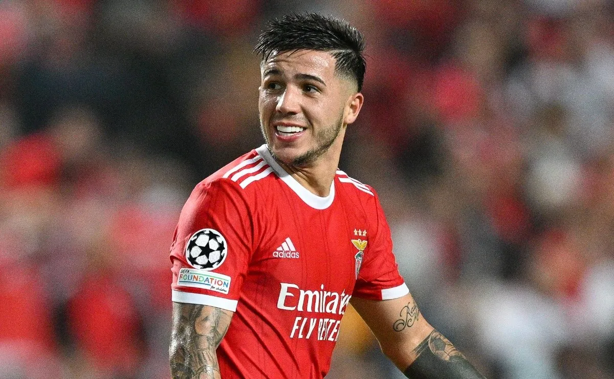 Enzo Fernánez se sacó la mufa y volvió al gol en Benfica.