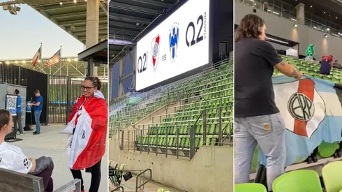 Toda la previa y el colorido de los hinchas de River en Austin.