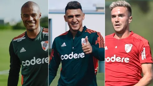 Nicolás De La Cruz, Matías Suárez y Agustín Palavecino.