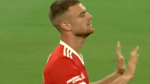 Lucas Beltrán anotó el único gol del partido contra Rayados.