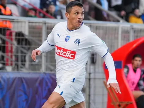 Alexis Sánchez usó una histórica camiseta de Francescoli y le dio el triunfo al Marsella