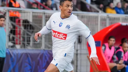 Alexis Sánchez anotó en el triunfo del Marsella por la Copa de Francia.