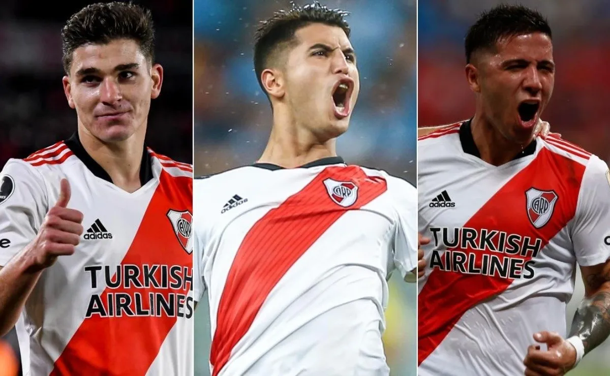 Los jugadores de la cantera de River, los más valorados en el fútbol europeo.