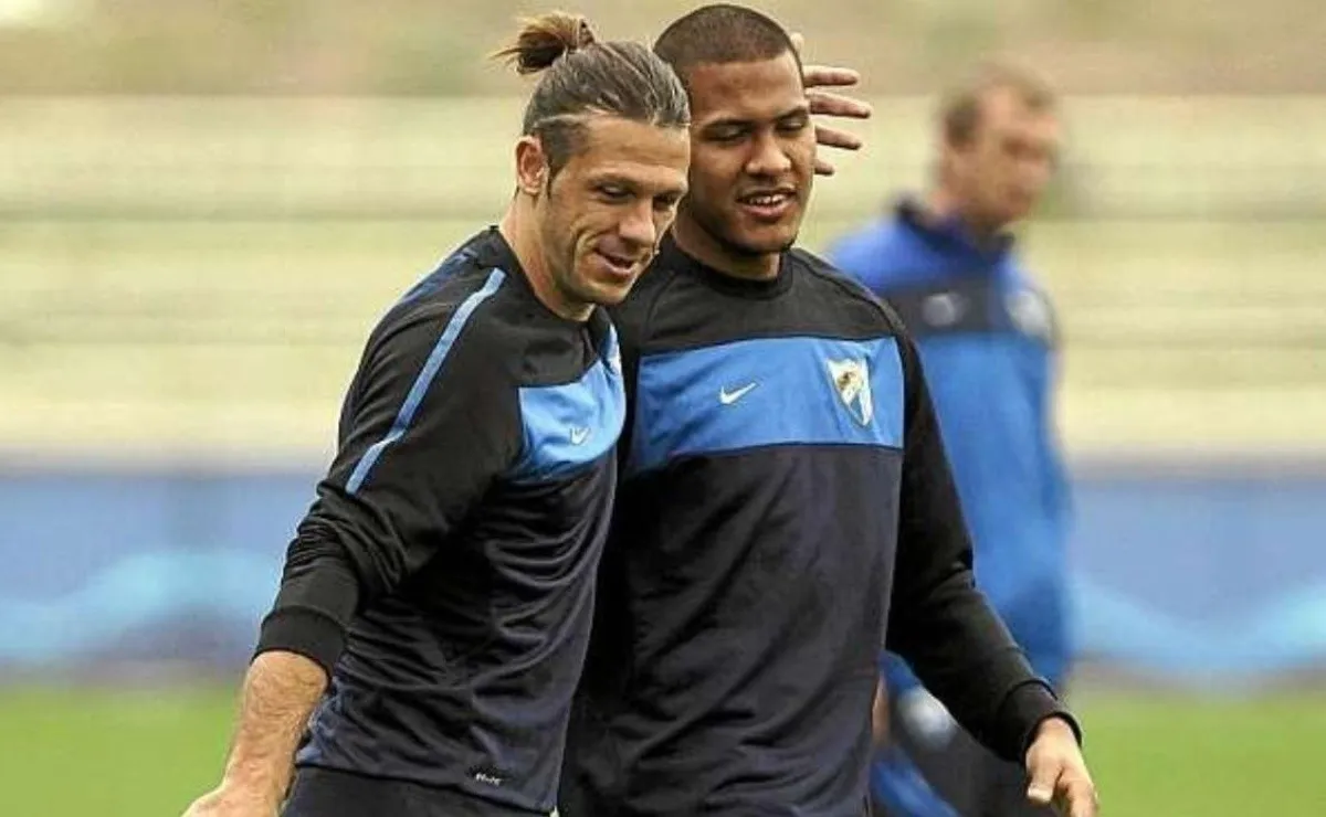 Rondón fue compañero de Martín Demichelis en el Málaga de España