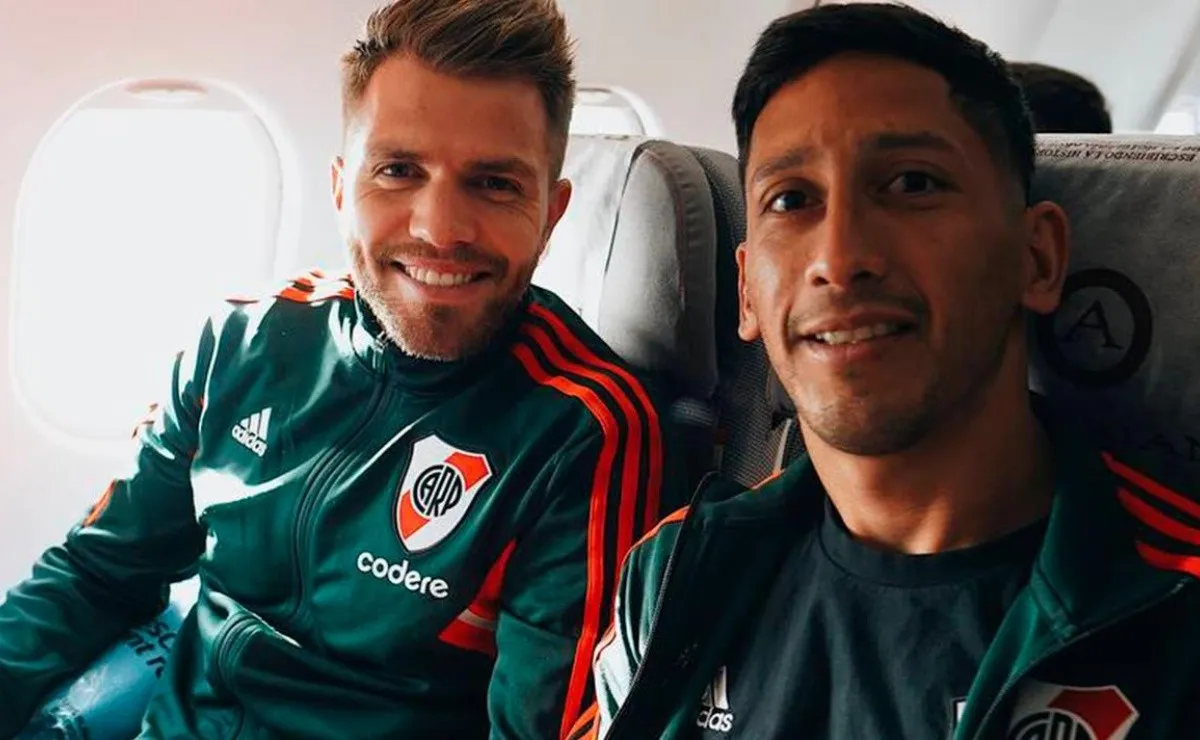 Aliendro junto a Centurión.