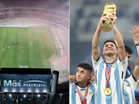 ¿Se viene el festejo de los campeones del mundo en el Monumental?