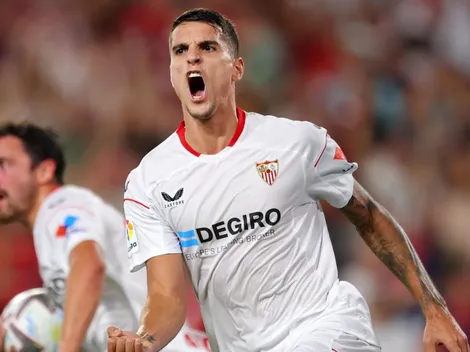 Golazo y asistencia de Lamela para el triunfo del Sevilla