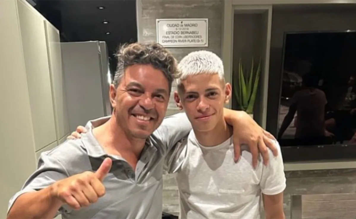 La foto que se hizo viral entre los hinchas de River.