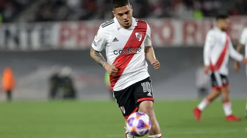 Juanfer regresó a River desde China a comienzos de 2022 y ese fue su segundo ciclo en el club.