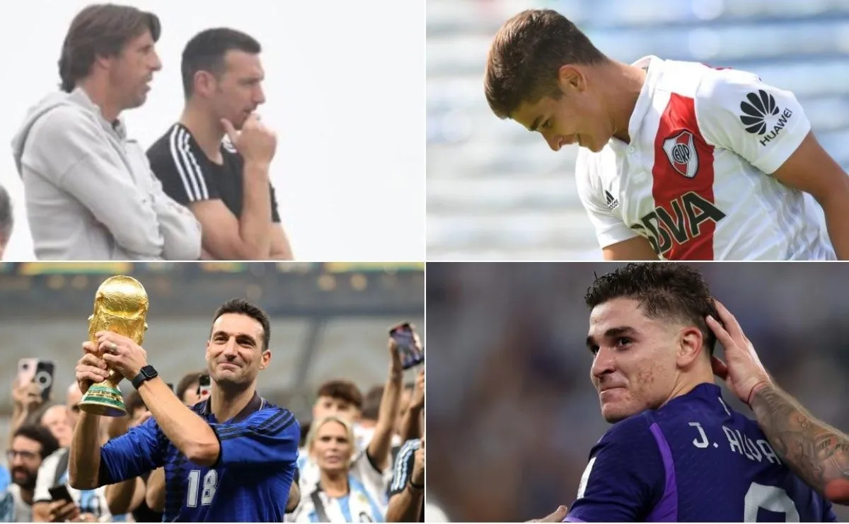 Scaloni siempre tuvo a Julián Álvarez presente, inclusive cuando jugaba en Reserva.