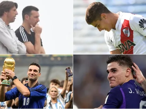 La historia de Scaloni con Julián: de seguirlo en Reserva a ser su 9 en el Mundial