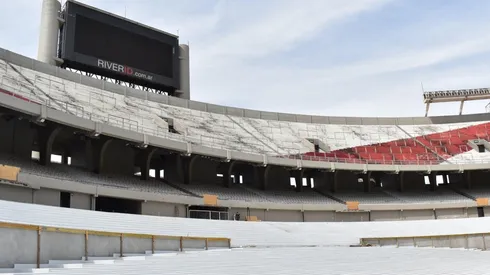 Cómo quedará configurado el Monumental que se viene.