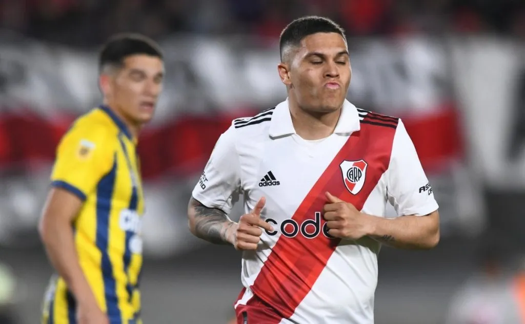 En octubre del 2022, en la despedida de Gallardo y ante Rosario Central, había sido la última vez de Juanfer en el Monumental.