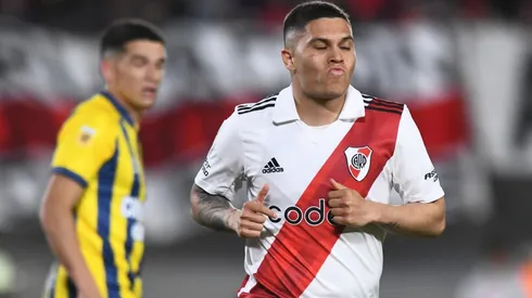 En octubre del 2022, en la despedida de Gallardo y ante Rosario Central, había sido la última vez de Juanfer en el Monumental.