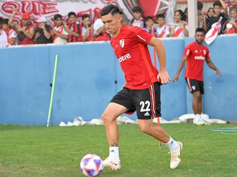 El posible equipo de River ante Unión La Calera con un esquema novedoso