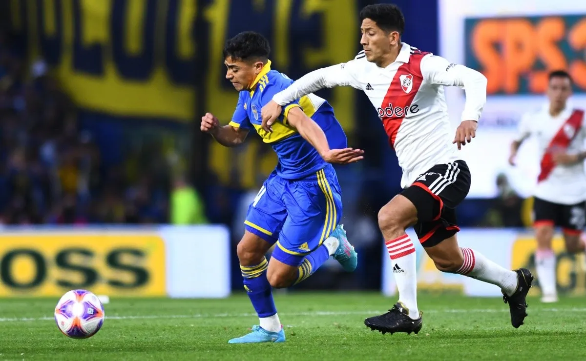 Rodrigo Aliendro en el último superclásico.