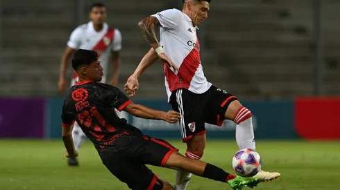 El momento de la dolorosa lesión del Colo en San Luis.