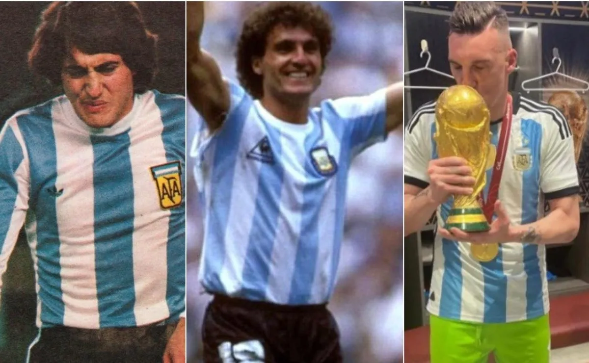 River aportó por lo menos un campeón del mundo en todas las consagraciones de Argentina.