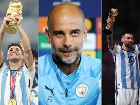 Guardiola elogió a Messi y Julián