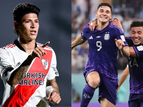 Carrascal le dedicó mensajes a los ex River campeones