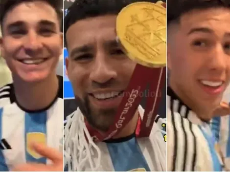 Las gastadas de Otamendi para Enzo y Julián en medio de los festejos