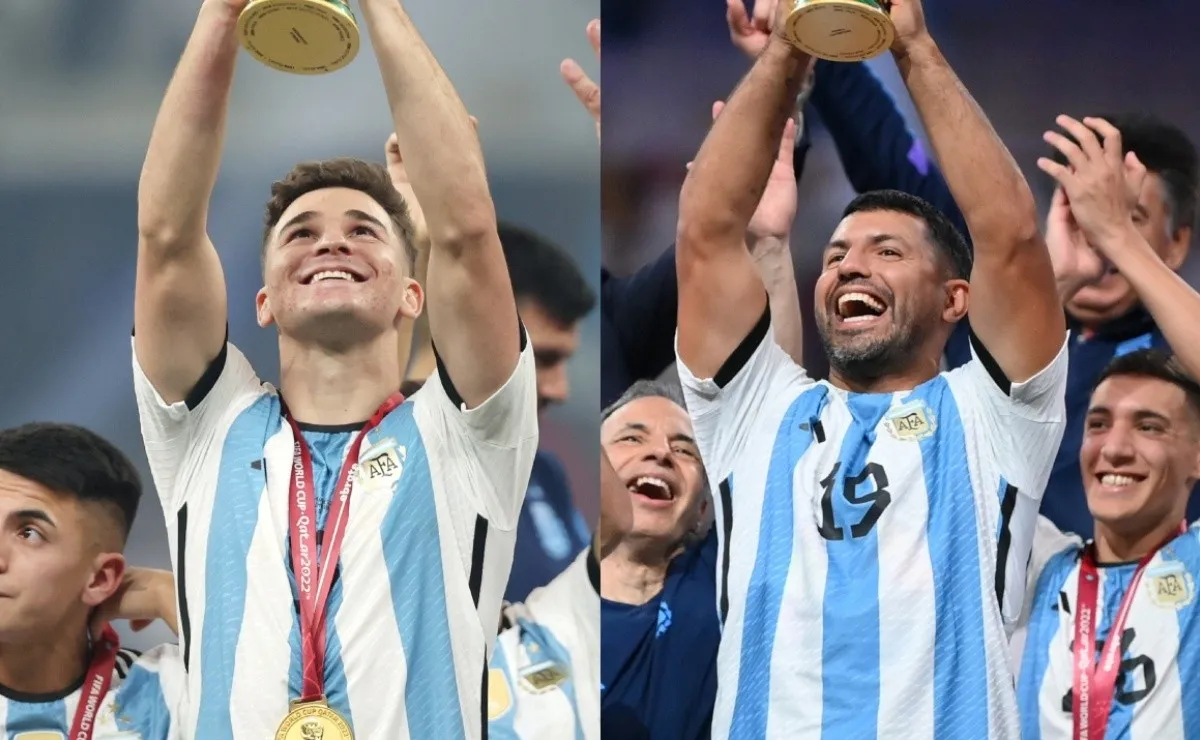 Imperdible momento en el vestuario de Argentina.