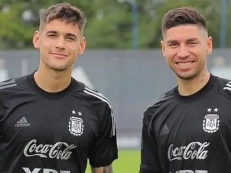 El emotivo cruce de Martínez Quarta y Montiel luego de los festejos