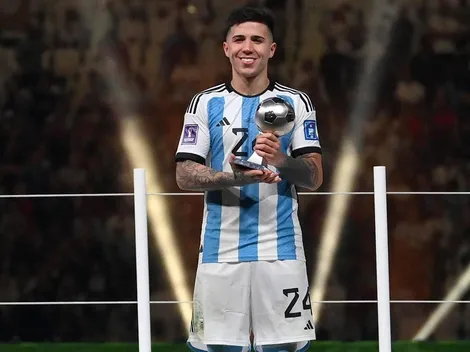 ¡Enzo Fernández, el mejor jugador joven del Mundial!