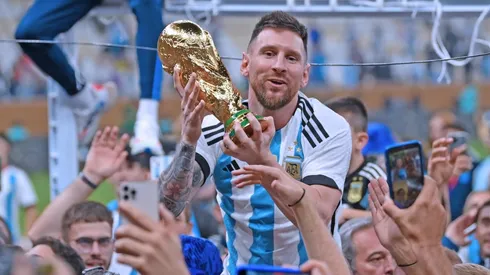 Las mejores imágenes de Messi campeón del mundo para tu celular.