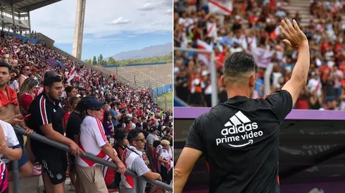 El Más Grande entrenó a puertas abiertas en el Juan Gilberto Funes de San Luis.