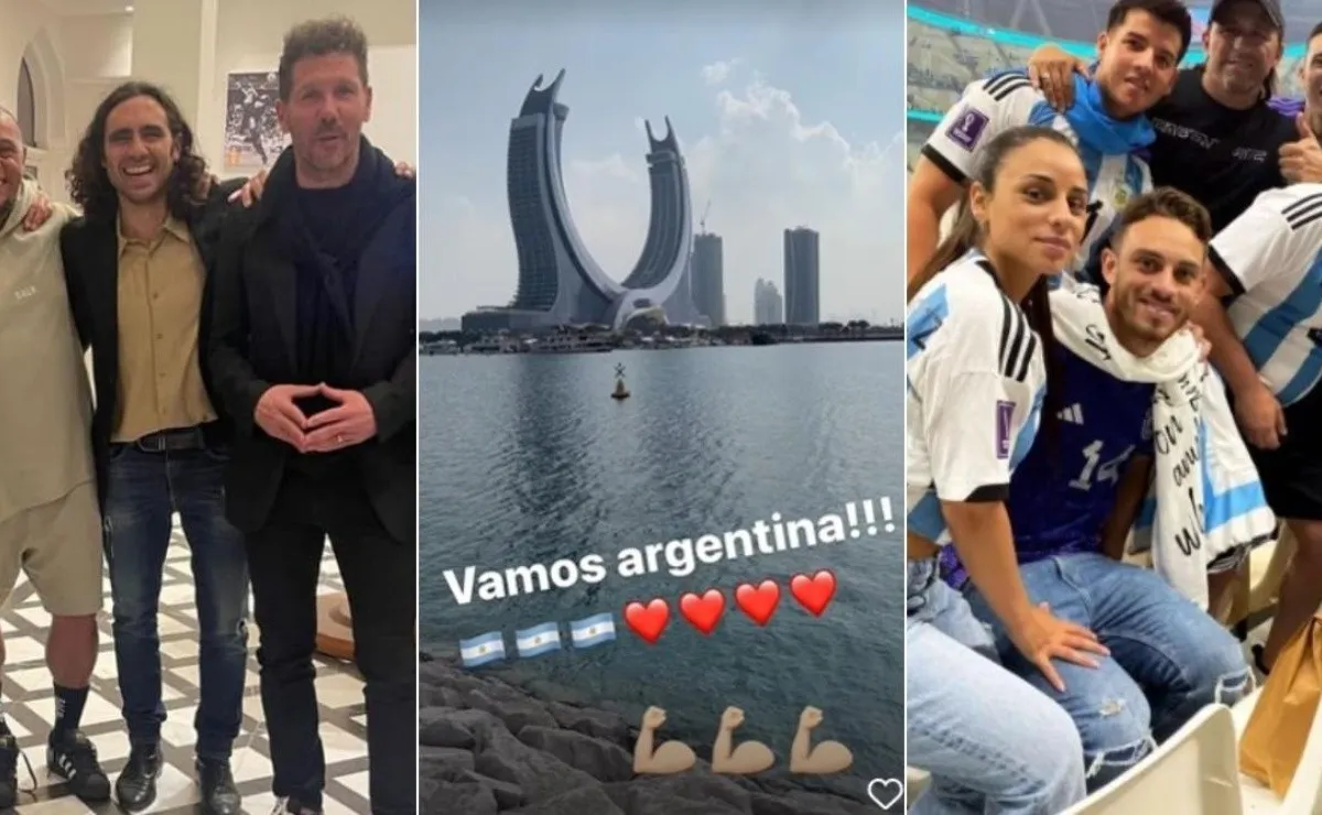 El aguante de los ex jugadores de River para la Argentina en Qatar
