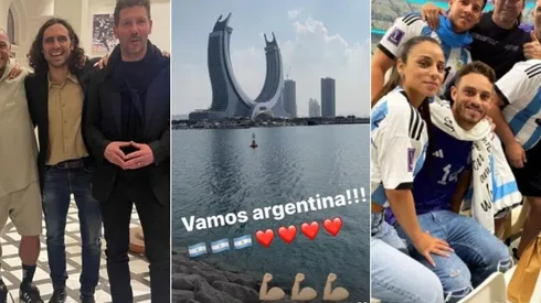 El aguante de los ex jugadores de River para la Argentina en Qatar