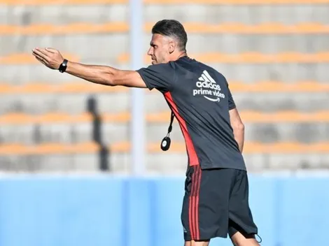 VIDEO: la enérgica charla técnica de Demichelis en la intimidad del vestuario