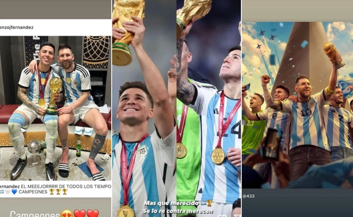 Argentina campeón del Mundo: la reacción de los jugadores de River