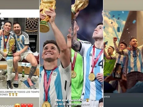 Argentina campeón del Mundo: la reacción de los jugadores de River