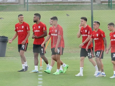 Quiénes entrenaron diferenciado en la tercera práctica de Demichelis