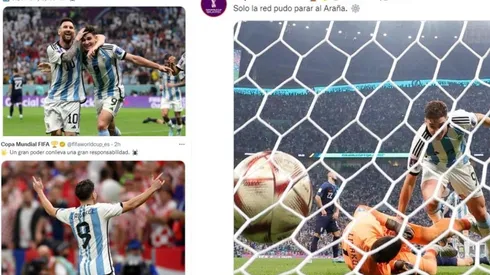 Locura por el partido de Julián en la cuenta oficial de la FIFA en Twitter.