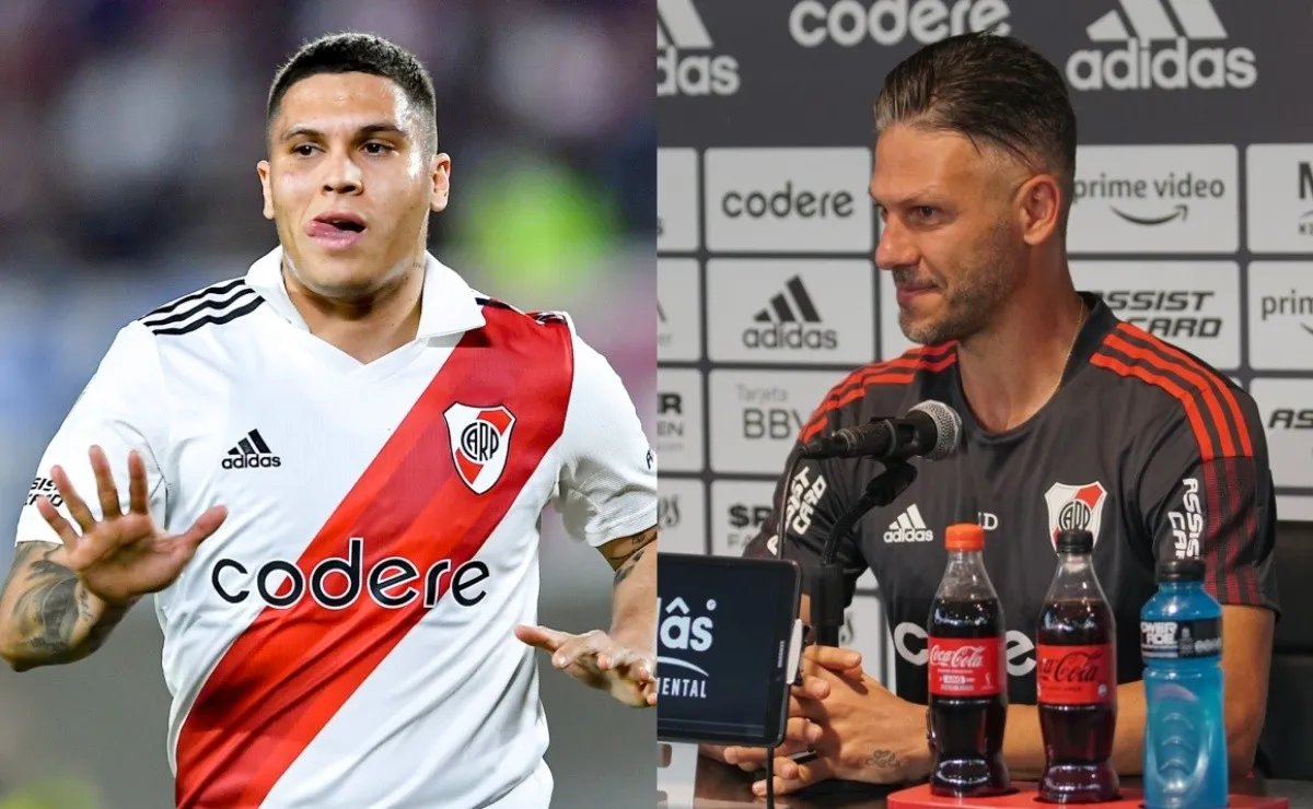 El DT de River dio precisiones sobre el porvenir del colombiano.