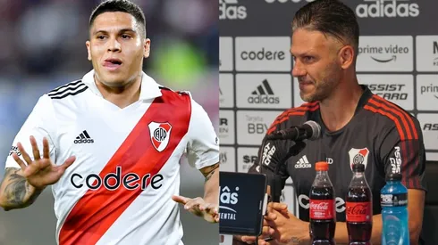 El DT de River dio precisiones sobre el porvenir del colombiano.