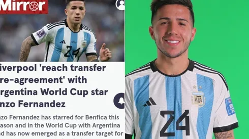 Enzo Fernández pasaría al Liverpool en este mercado de pases.