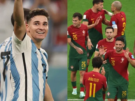 El crack portugués que elogió a Julián: "Espero verlo en la final"